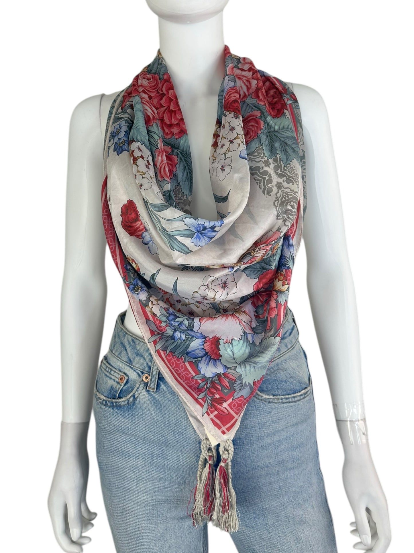 Johnny Was 100% SILK Scarf