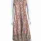 T TAHARI NWT Blush Animal Print Dress Size M