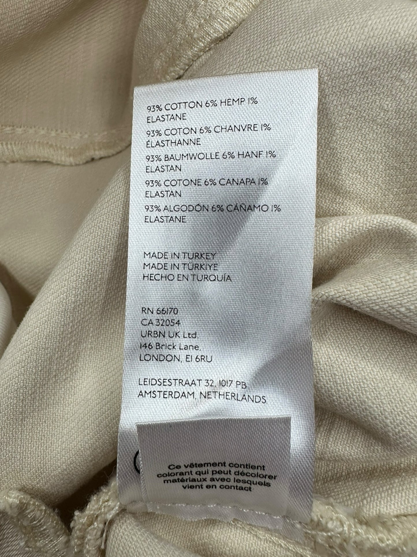 pilcro Cream Wide Jeans Size 26