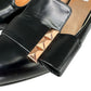 Max Mara Black Leather Colomba Pumps Size 39