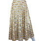 Seen WORN kept NWT Gold Sequin Amanda Midi Skirt Size 10
