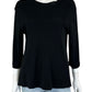 Vince Black Travelknit Top Size S