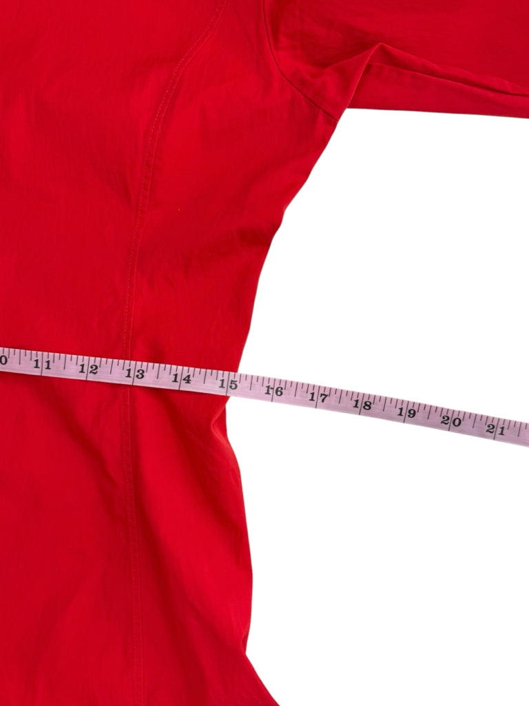 Theory Red T-Shirt Button-Down Mini Dress Size 6
