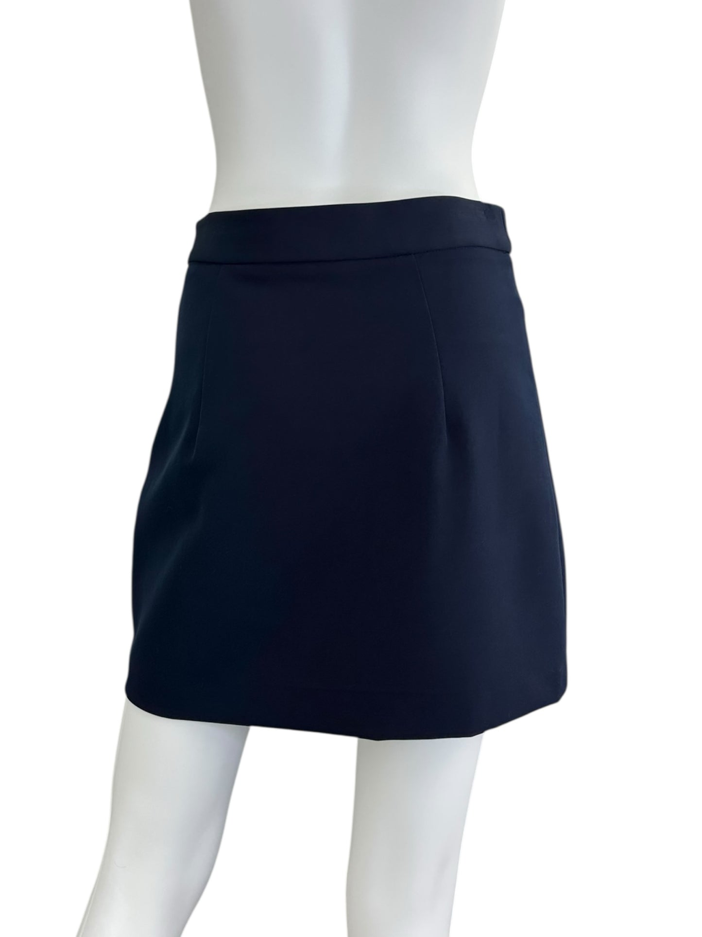 MILLY Navy Mini Skirt Size 6