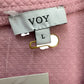 VOY Pink Tweed Mini Dress Size L