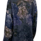 Johnny Was NWT 100% Silk Print Button-Down Shirt Size L