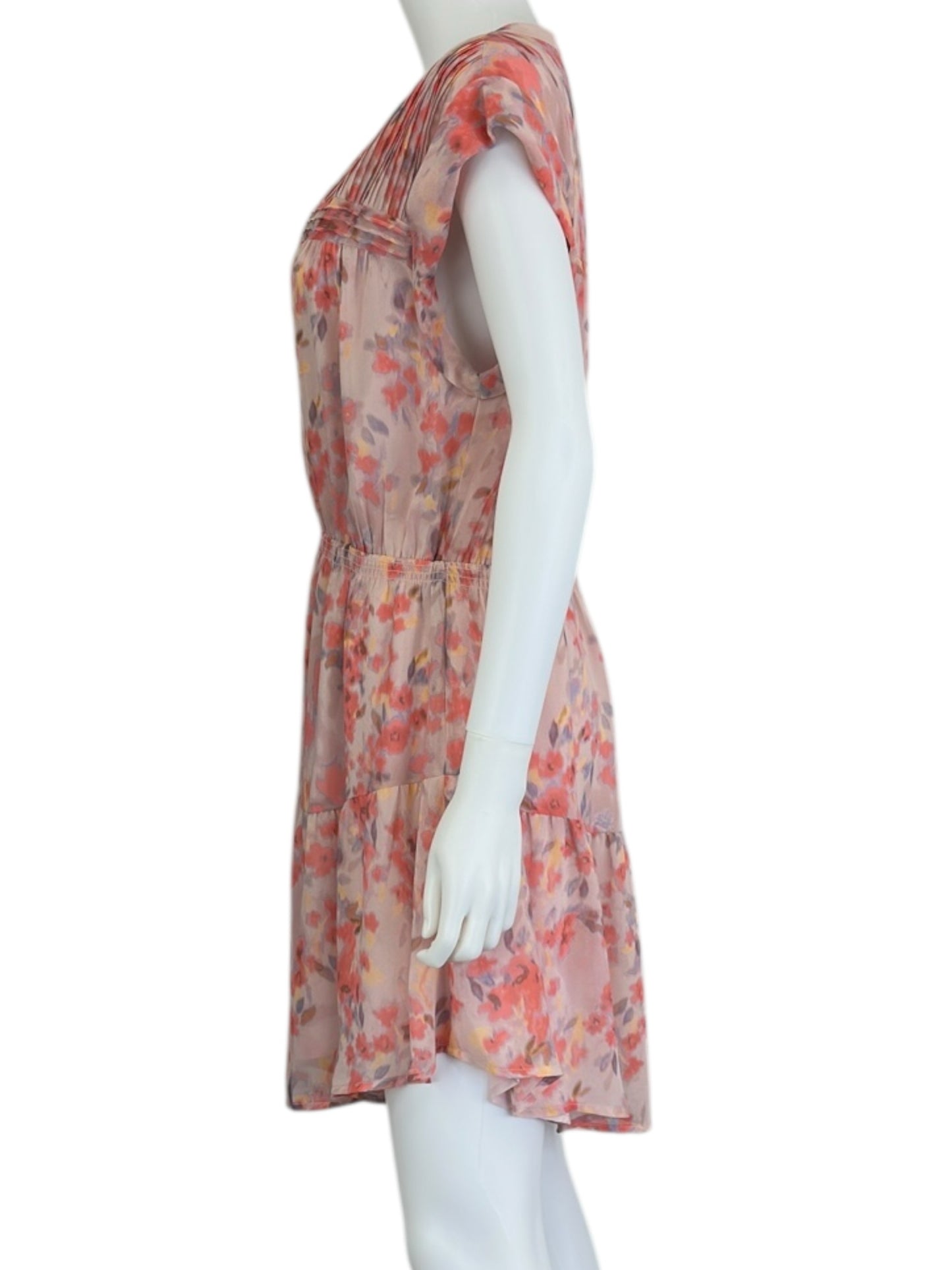 STEVE MADDEN Pink Floral Mini Dress Size L
