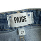 PAIGE Light Wash Denim Shorts Size 27