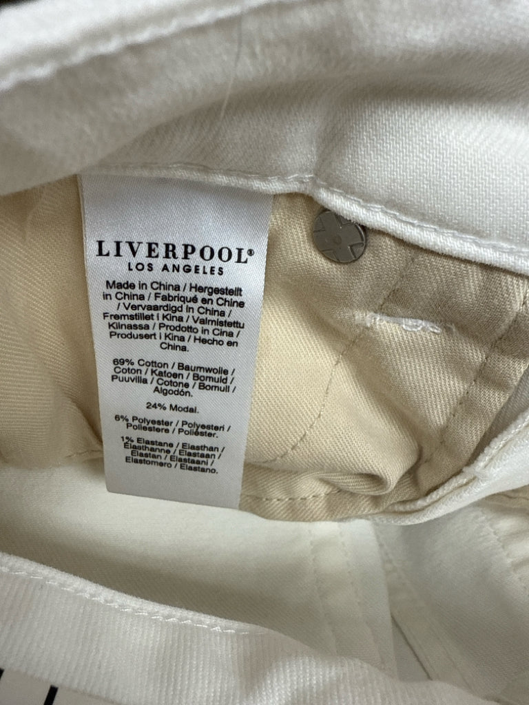 LIVERPOOL NWT White Marley Girlfriend Jeans Size 0