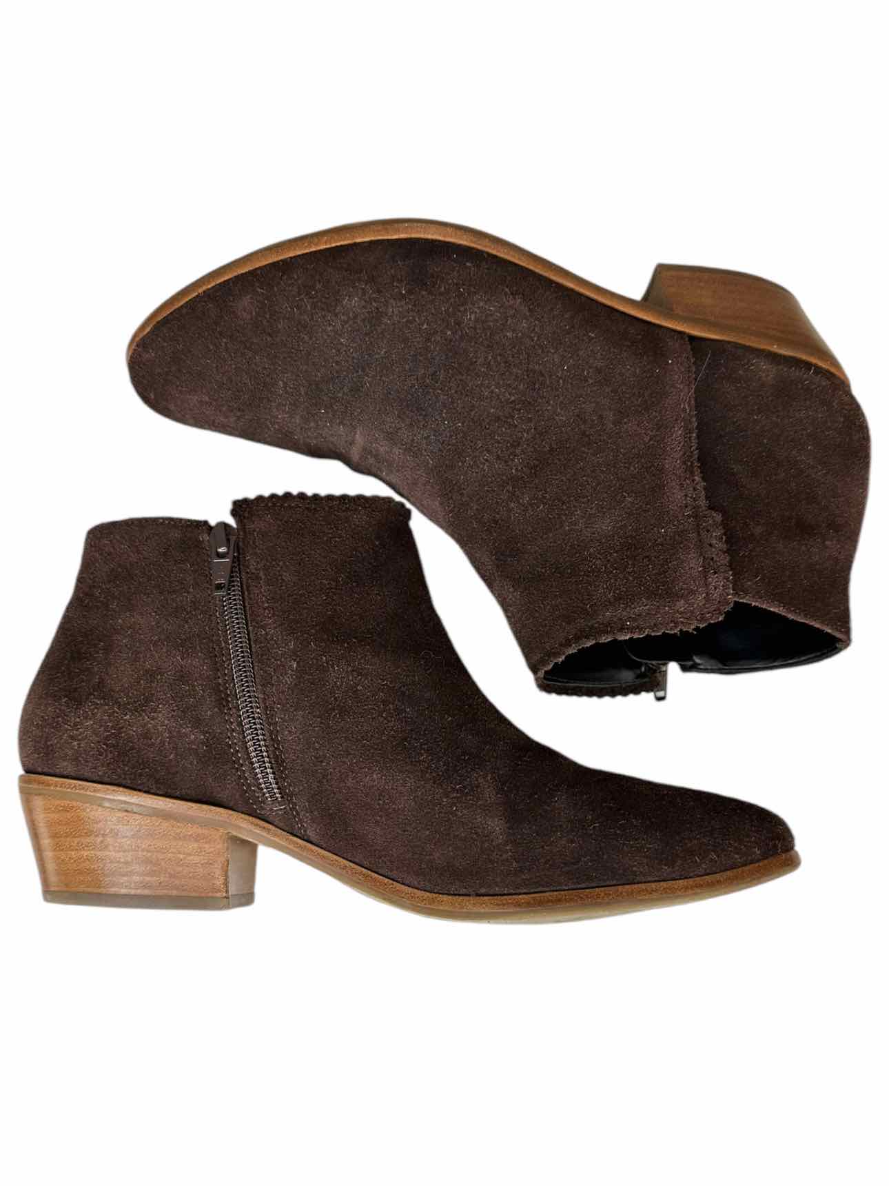 Jack Rogers Chocolate Brown Suede Bailee Booties Size 9