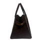 The Row Brown Suede Margaux 15 Buckle Tote Designer Handbag