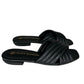 Tory Burch Black Quilted Kira Sandals Size 8
