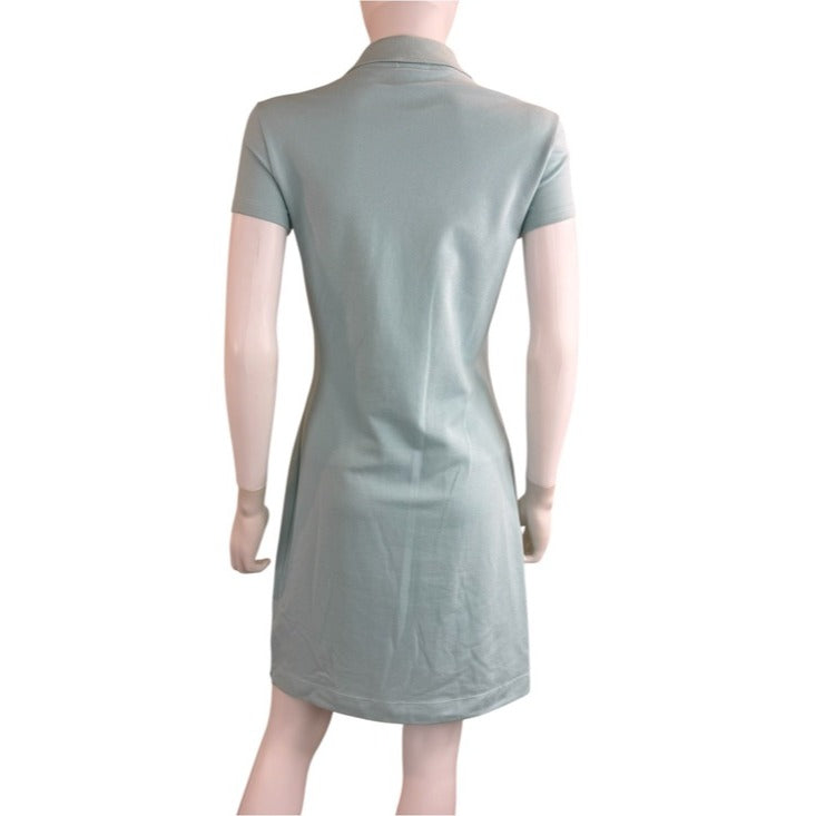Lacoste Light Blue Pique Polo Dress Size 38