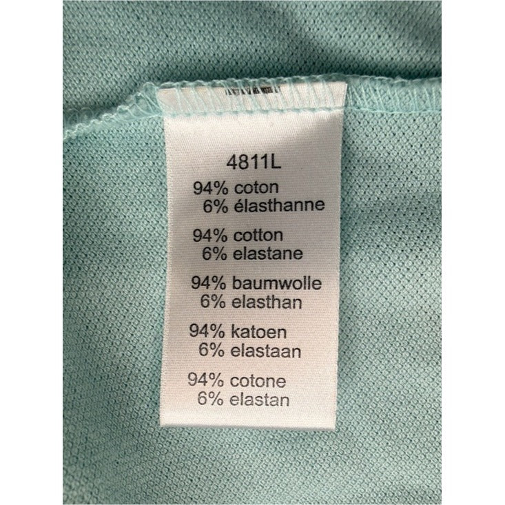 Lacoste Light Blue Pique Polo Dress Size 38