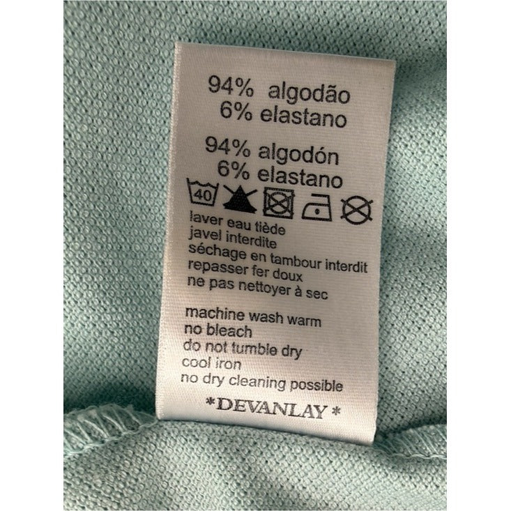 Lacoste Light Blue Pique Polo Dress Size 38