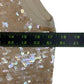 WHITE + WARREN Cream Sequined Silk Tank Size M
