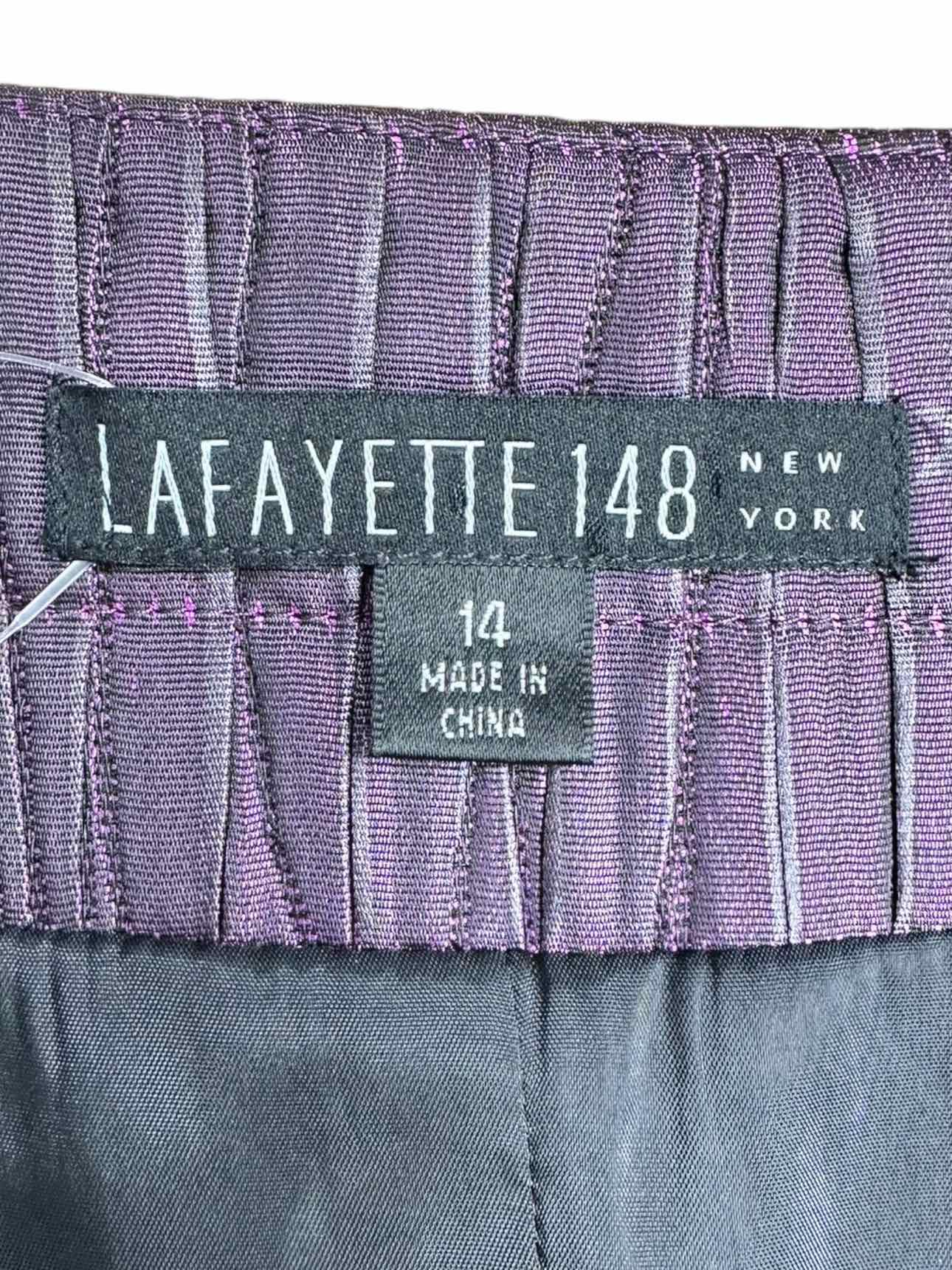 LAFAYETTE 148 NEW YORK Purple Long Sleeve Dress Jacket Size L