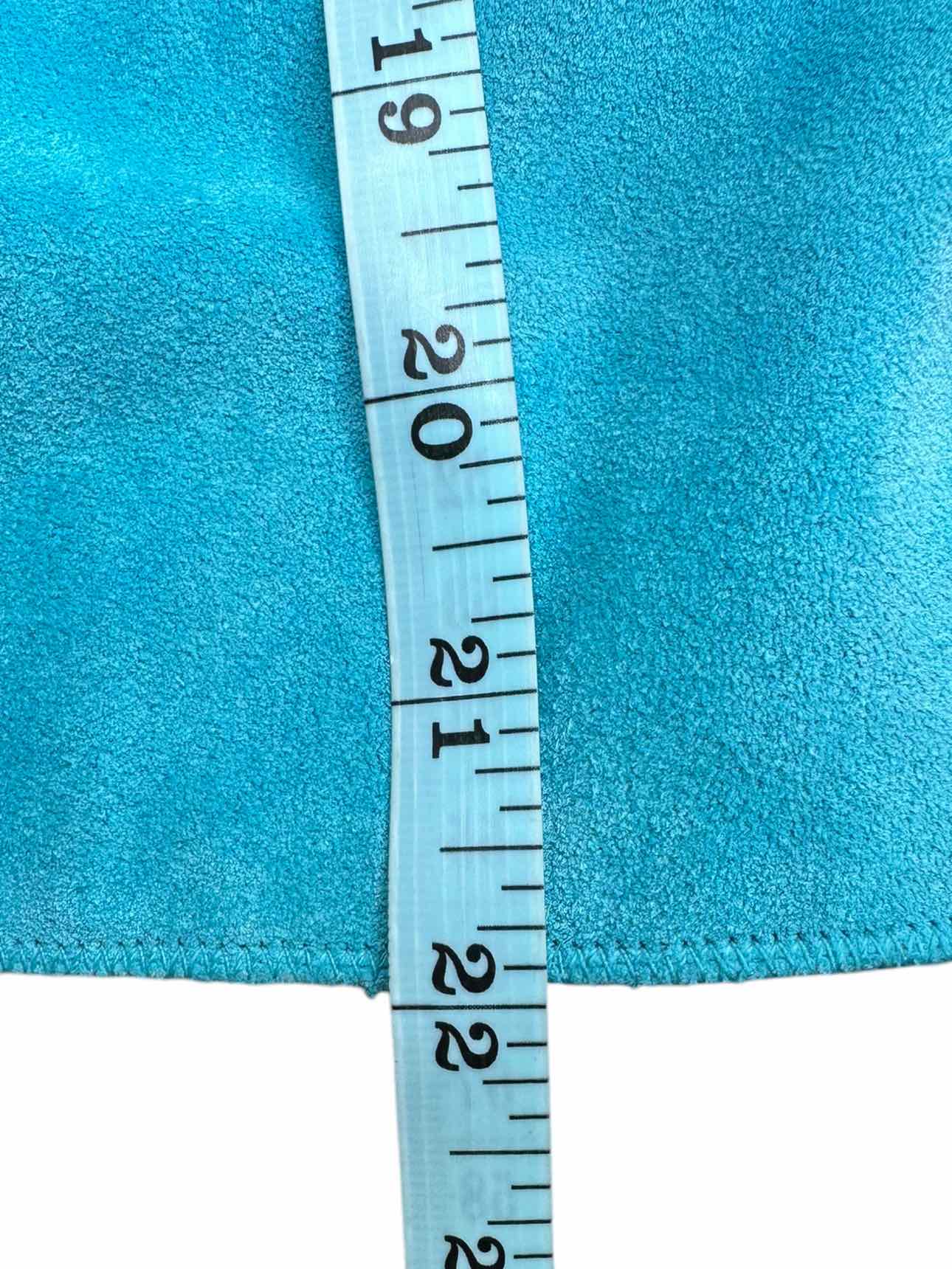 CARLISLE 100% Suede Aqua Jacket Size 6