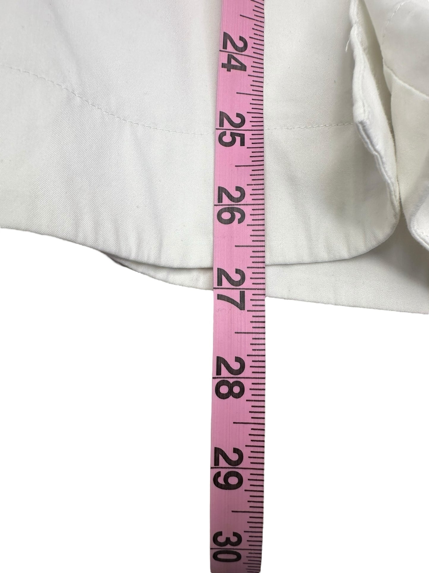 LAFAYETTE 148 NEW YORK White Poplin Top Size 12
