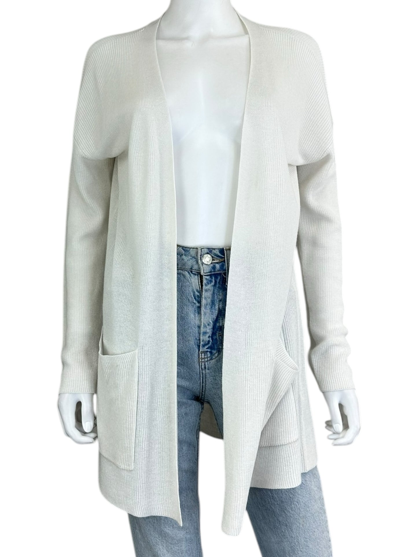 EILEEN FISHER White Duster Size XS