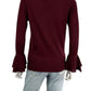 J. Crew Maroon 100% Cashmere Sweater Size S