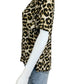 velvet BY GRAHAM & SPENCER Leopard Blouse Size S