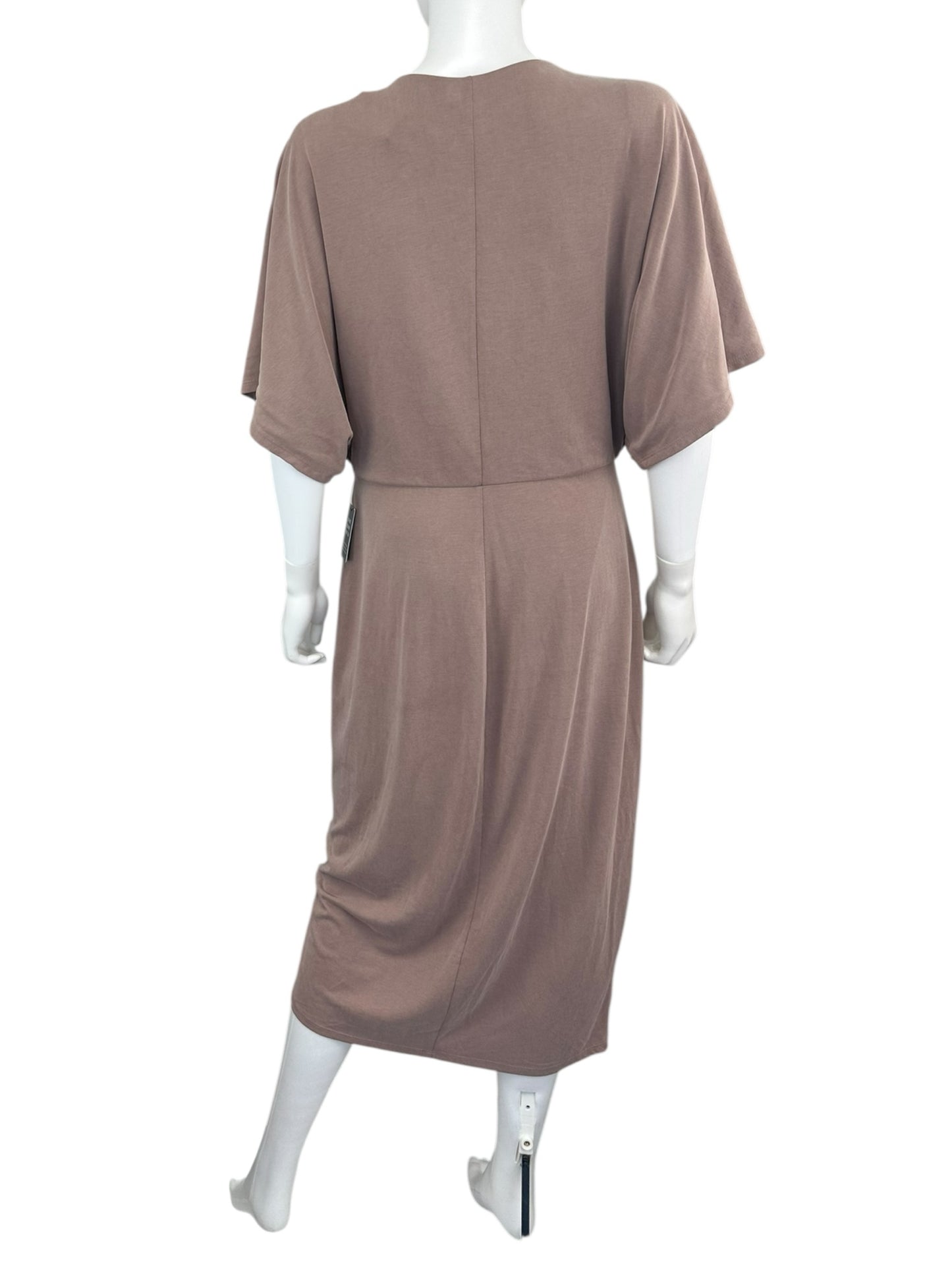 EXPRESS NWT Brown Knit Midi Dress Size L