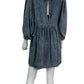 Free People NWT Blue Denim Mini Dress Size S