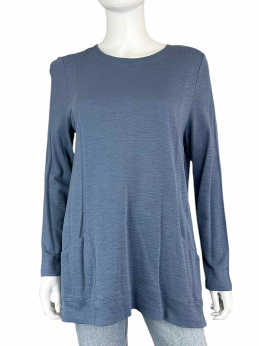 NWT J. Jill Blue Knit Top Size MP