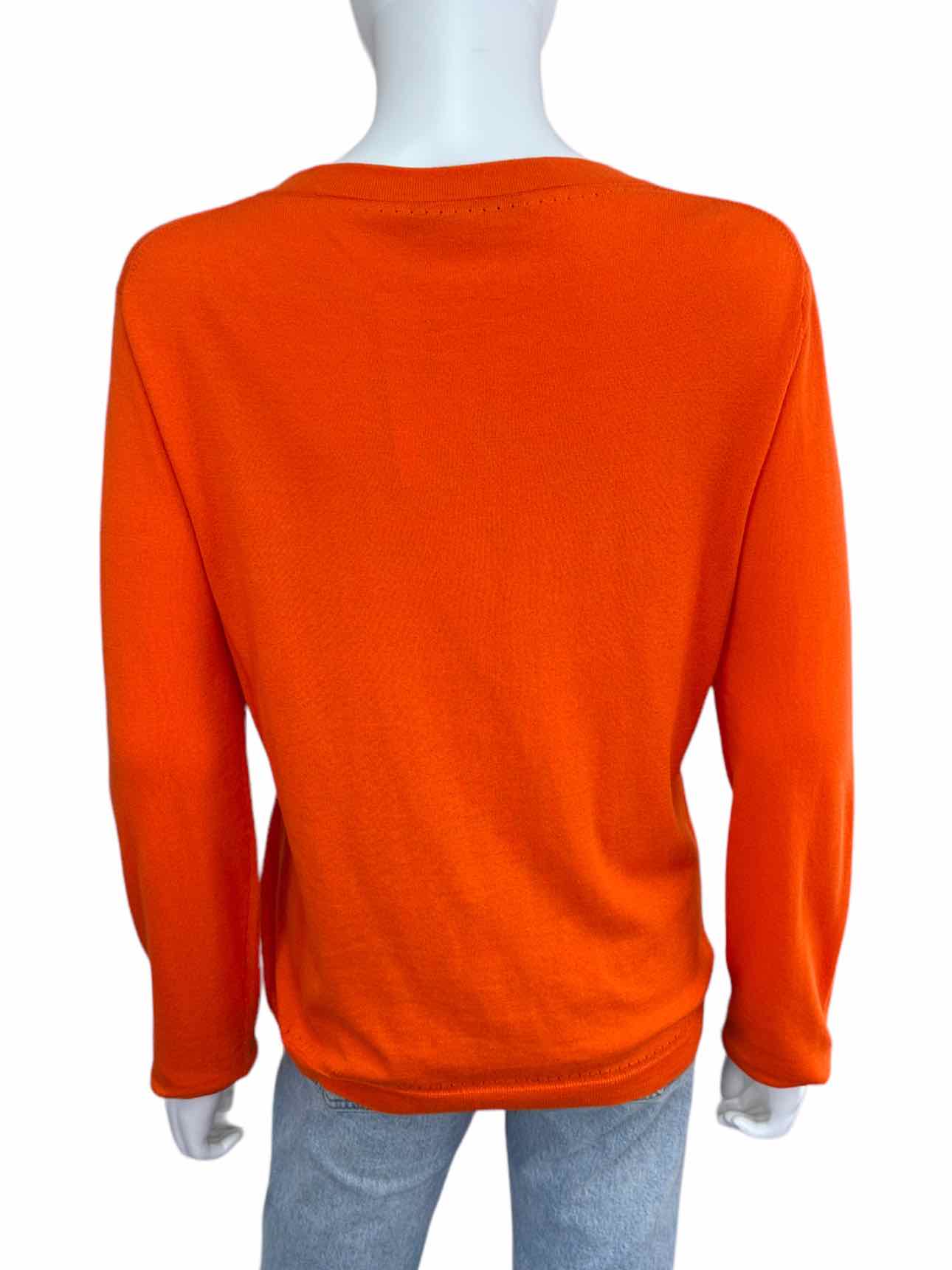 TRINA TURK Orange Cardigan Size L