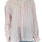 Frank & Eileen Pink and White Button-Down Shirt Size M