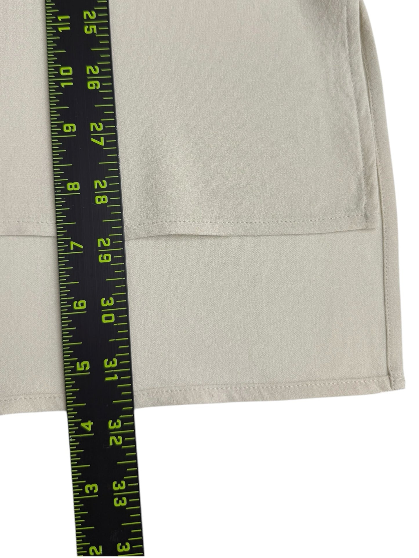 EILEEN FISHER Cream 100% Silk Tunic Size S