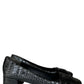 Tory Burch Black Croc Block Heel Size 8.5