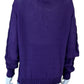 Wooden Ships NWT Purple Cable Knit Sweater Size M/L