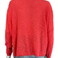Stitch drop Red Knit Top Size S
