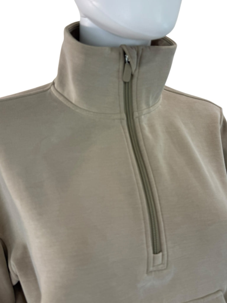 lululemon Riverstone Brushed Softstreme Half Zip Sweat Shirt Size 6