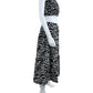 Rails Black Zebra Evy One Shoulder Cropped Top & Skirt Size XS