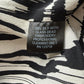 KAUFMAN FRANCO 100% Silk Black Abstract Print Shift Dress Size 2