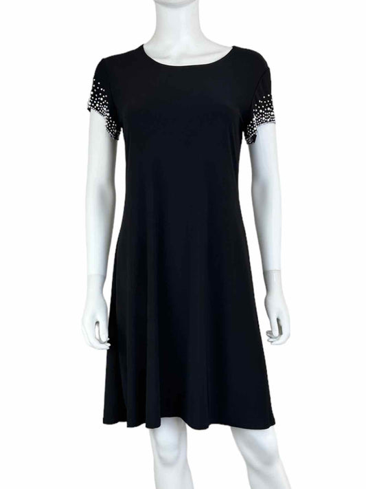 NIK AND NASH NWT Black Bead Trim Dress Size S