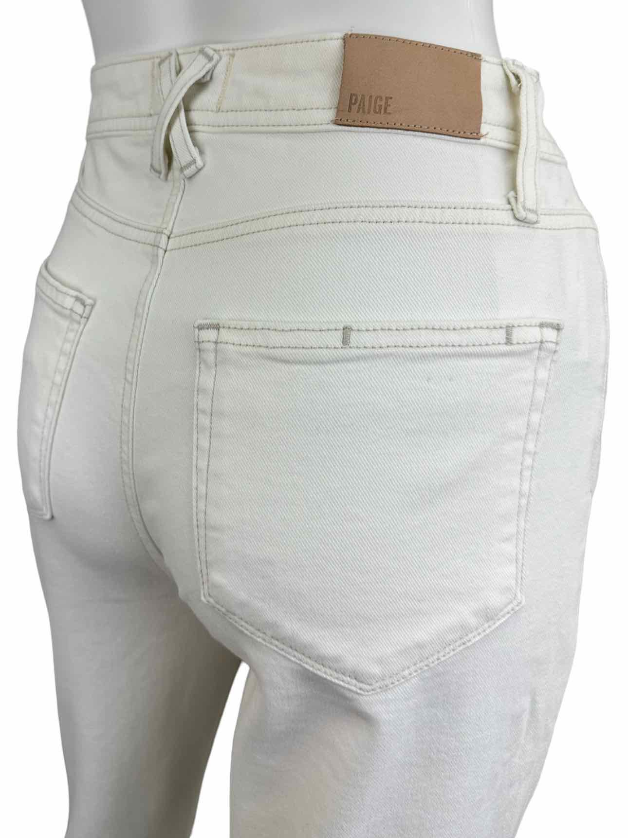 PAIGE White Sarah Slim Jeans Size 27