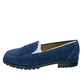Talbots NWOT Navy Blue Cassidy Suede Penny Loafers Size 6.5