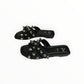 Christian Louboutin Black Miss Spika Club Slide Size 37.5
