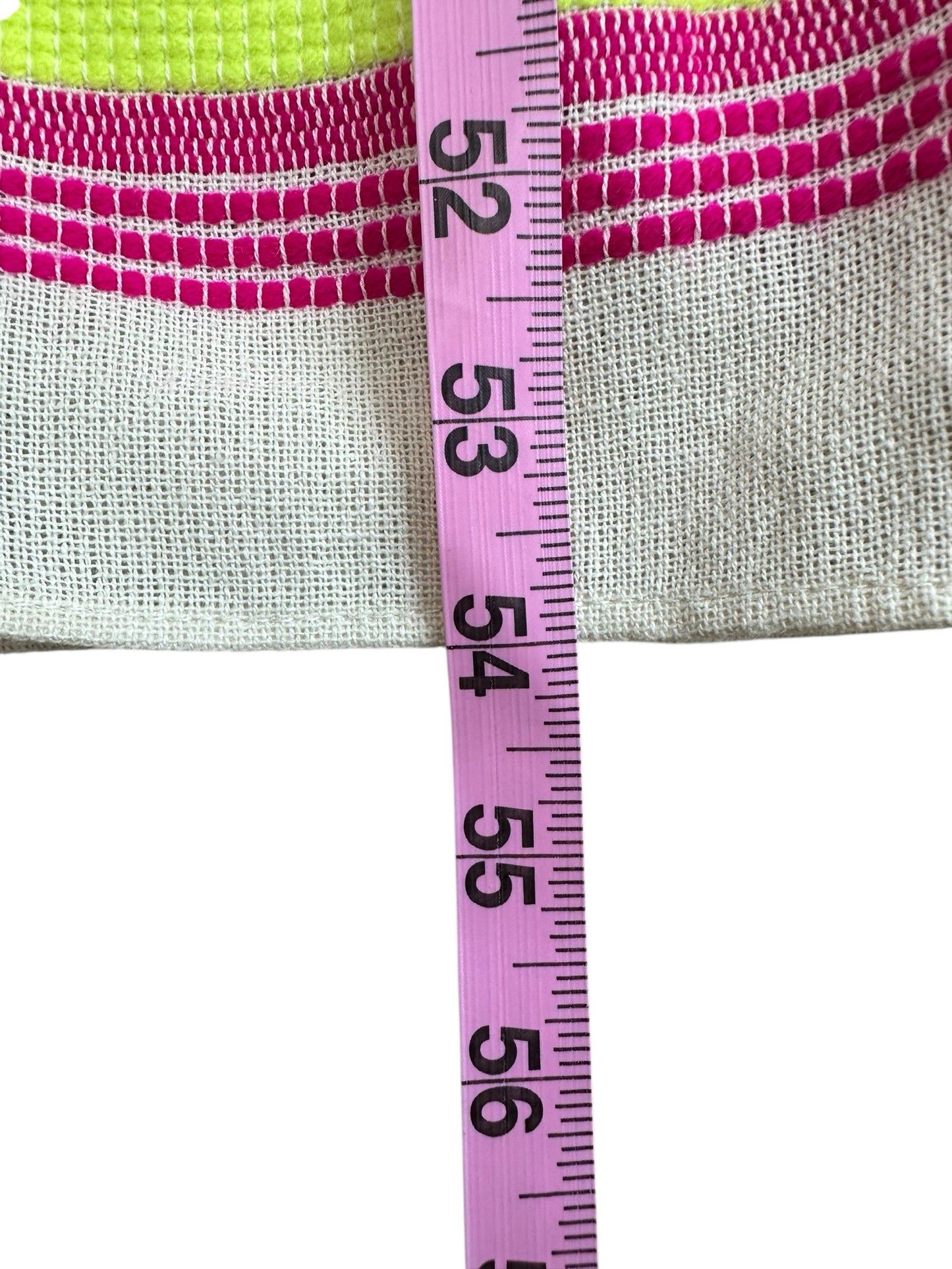 Saylor Yellow and Pink Casual Dress Size S Tall