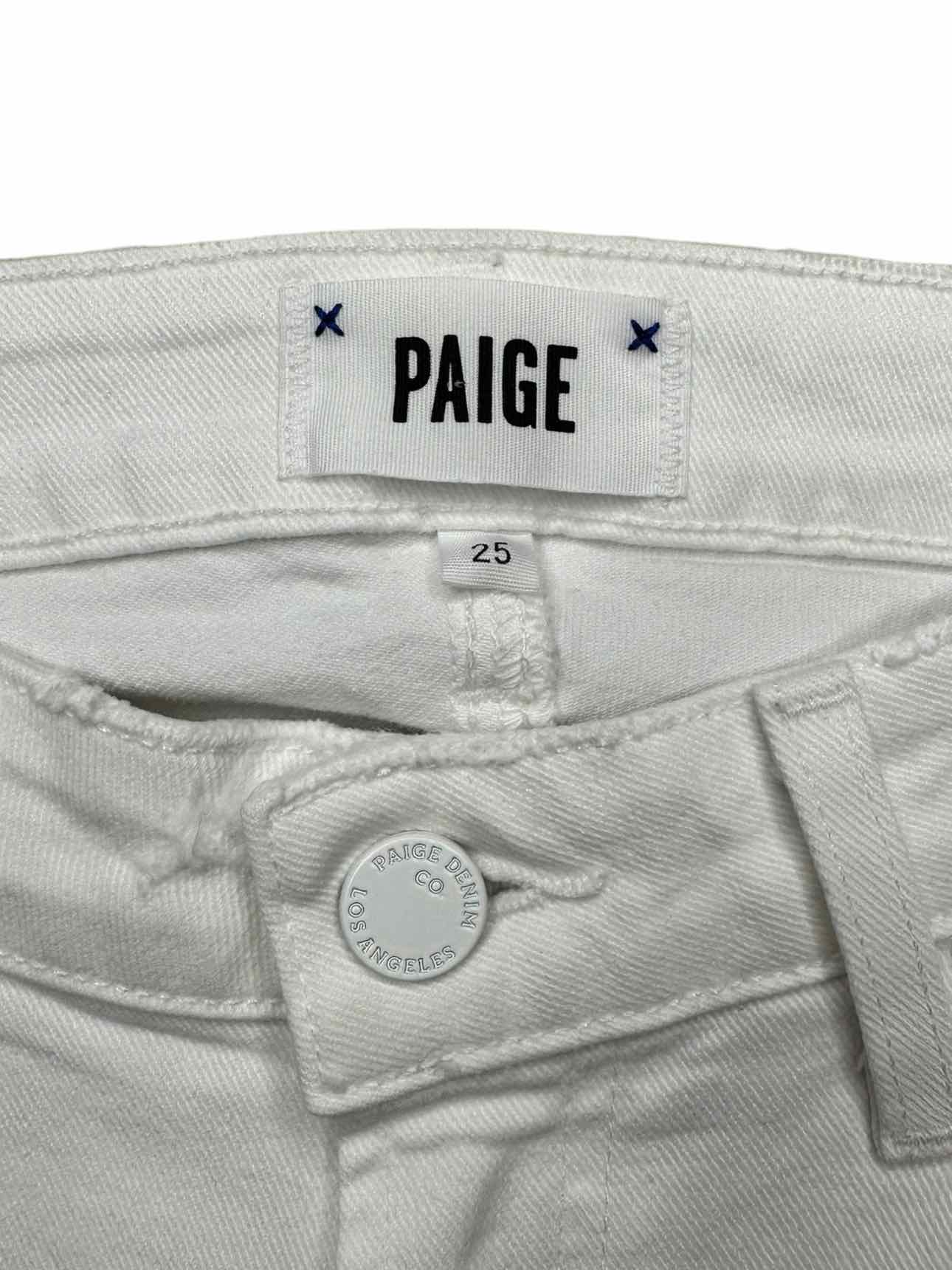 PAIGE White Skyline Skinny Jean Size 25