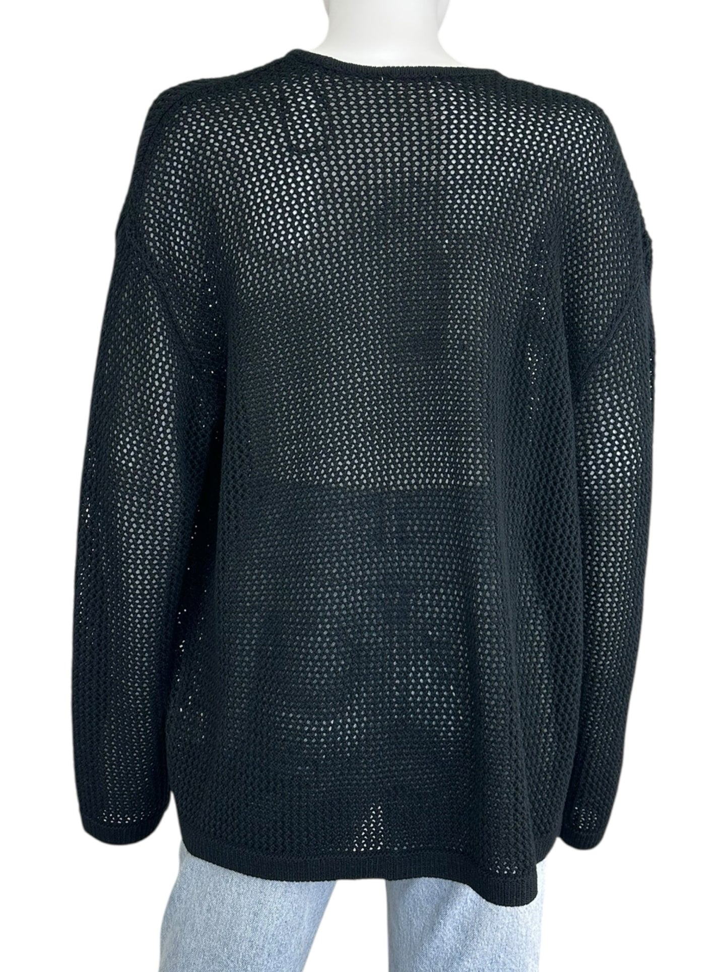 Gentle Fawn NWT Black Knit Cardigan Size L