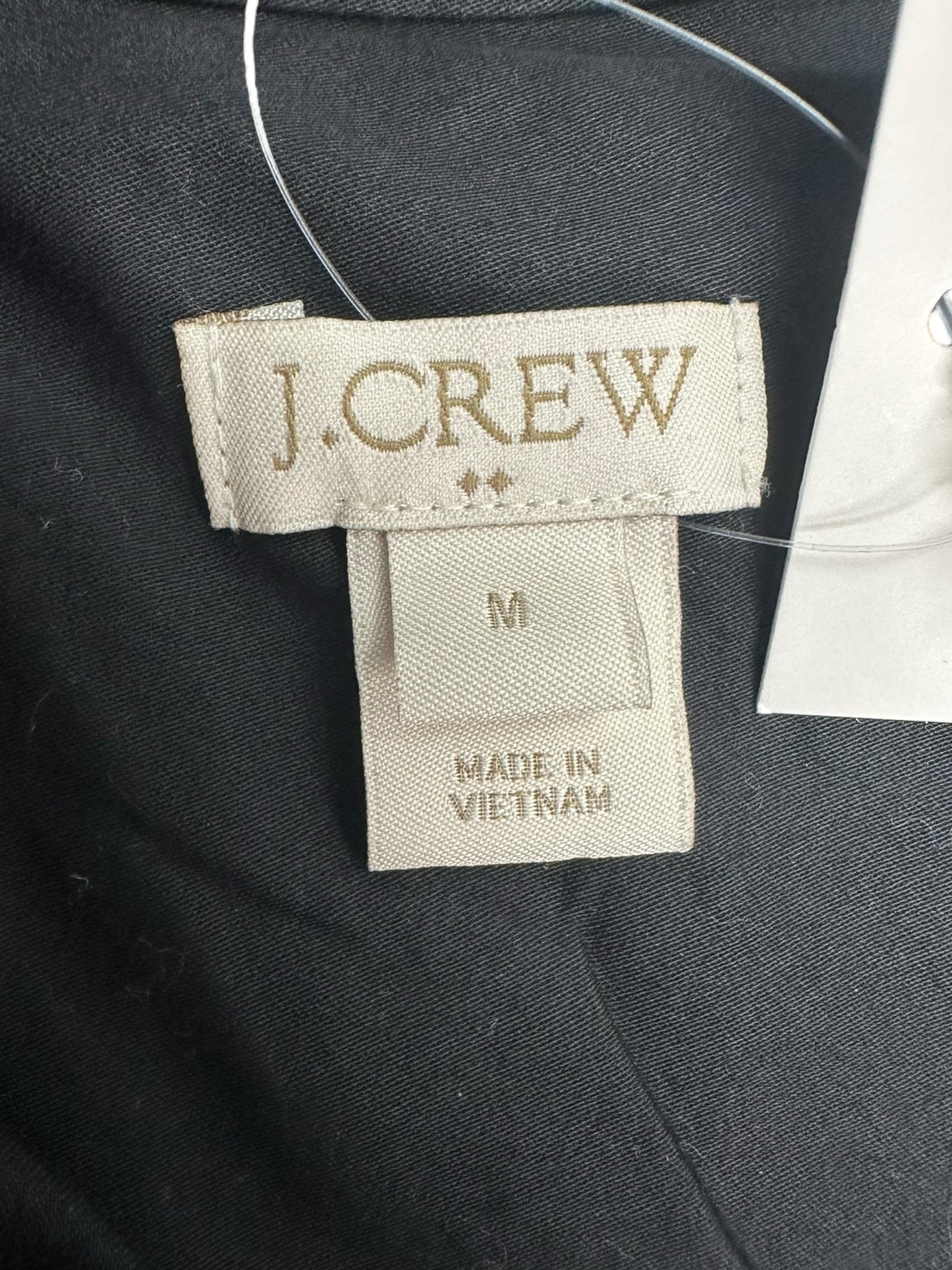 J. Crew Black 100% Cotton Shirt Dress Size MP