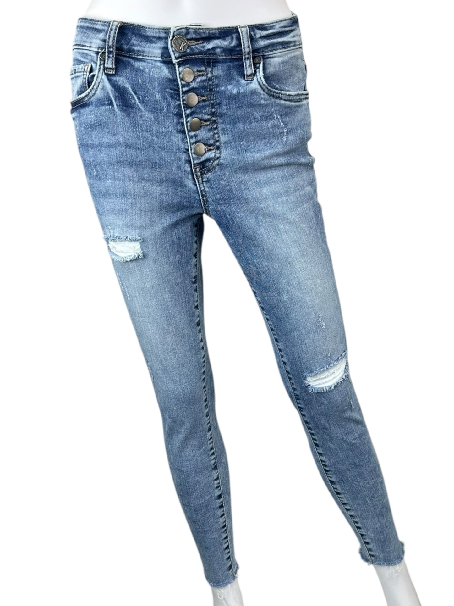 KUT from the Kloth Connie High Rise Ankle Skinny Jeans Size 2