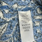 NWT LOFT Blue And White Floral Blouse Size S