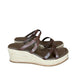 Paige Brown Leather Wedges Size 9.5