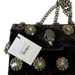 KURT GEIGER NWT Black Velvet Mini Kensington Crossbody Purse
